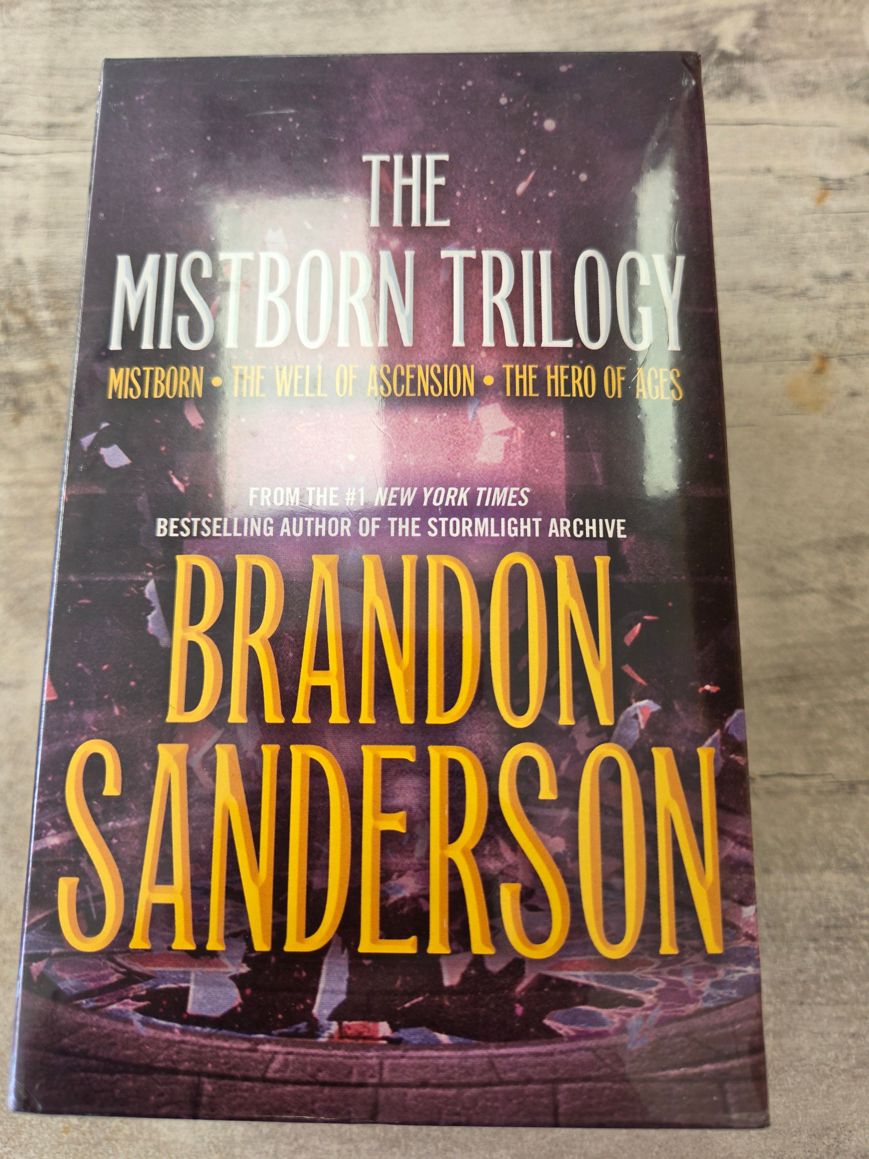 The Mistborn Trilogy by Brandon Sanderson