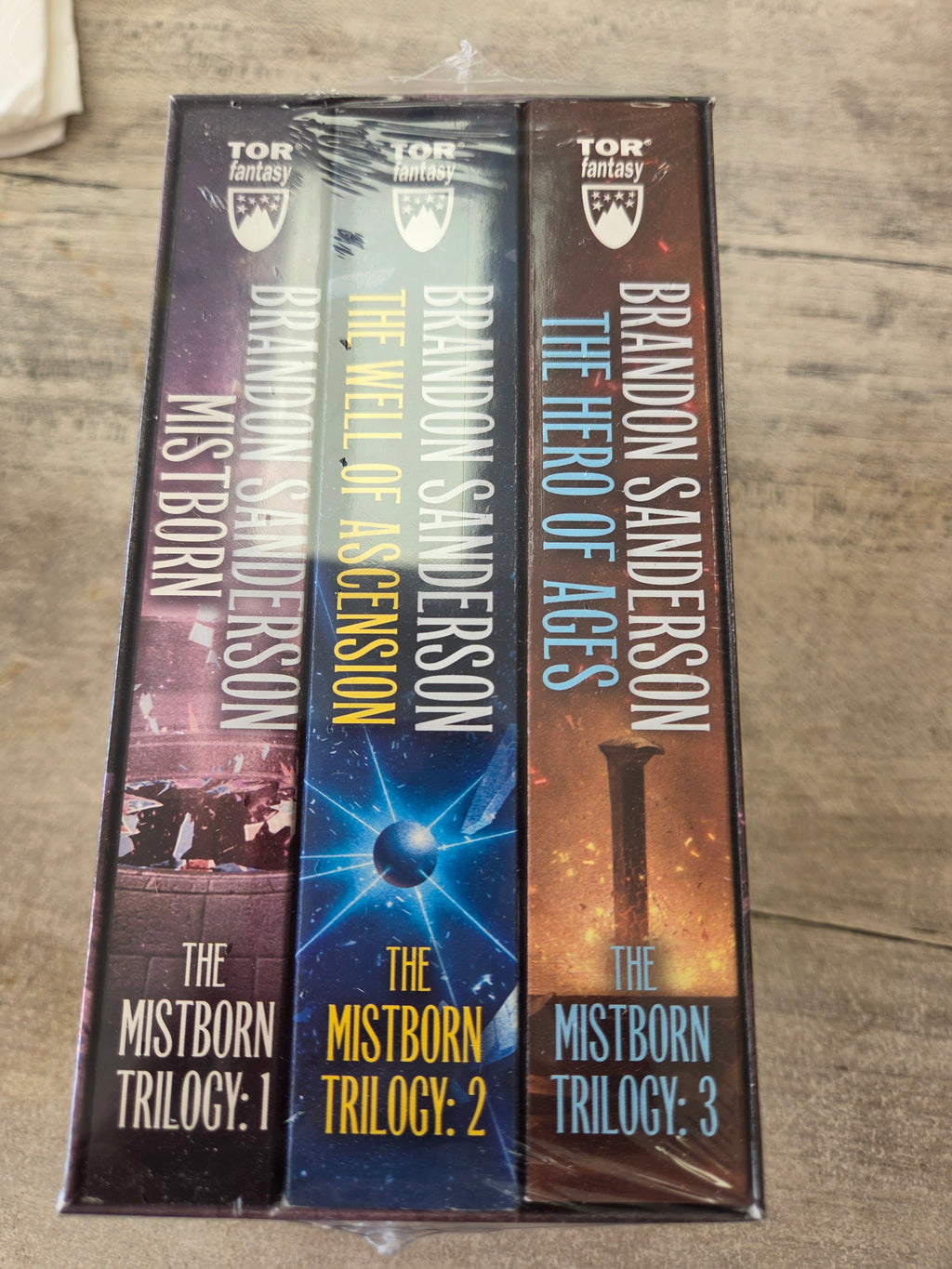 The Mistborn Trilogy by Brandon Sanderson